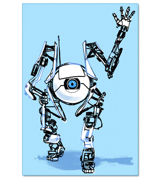 portal 2 atlas and peabody. portal 2 atlas avatar.